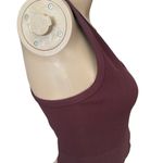 NWOT Baobei Active Women's Ribbed Burgundy Crop Top L/XL Red Size undefined Photo 1