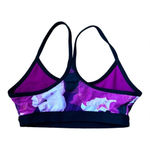 Fabletics  Reversible Sports Bras Floral Purple Pink Size S Photo 3