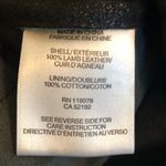Helmut Lang  black lamb leather leggings Size 2 Photo 5