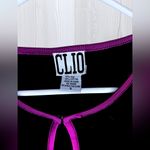 CLIO Women’s Embellished Floral Long Sleeve Open Cardigan Black Photo 3