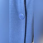 Luii‎ Women's Navy Textured Long Sleeve One Button Jacket Size Medium Blue Photo 2