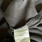 Vince dark navy basic soft layering long sleeve scoop back top Photo 4