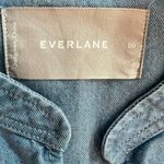 Everlane denim cap sleeved sheath dress, size XS EUC Pockets! Photo 2