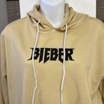 Justin Bieber  Tan Purpose World Tour Hoodie with Kangaroo Pocket- Large Photo 1