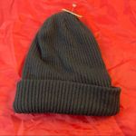 Melrose and Market Hat Black Knit Cuffed Beanie Black Casual Neutral Trendy Photo 3