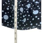 Who What Wear  Women's Navy Blue Polkadot Ruflly Bottom Dress Photo 5