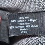 Lane Bryant Black Blue Open Front Cardigan Sweater Plus Size 18/20 Animal Print Photo 5