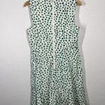 Rebecca Taylor Emerald Daisy Print Ruffle Hem Dress Photo 6