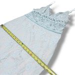 Victoria's Secret Victoria’s Secret Light Blue Dream Angels Floral Lace Slip Dress – Medium Photo 7