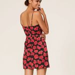 The East Order Black Floral Jacquard Mini Dress MEDIUM Slip Cocktail $169 Flaw Photo 1