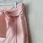 J.Crew NWOT Tiewaist Cotton Poplin Pink Shorts Photo 3