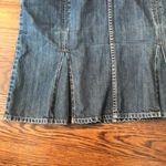 Eddie Bauer  Women’s Straight Denim Skirt With Pleated Hem Size 8Long Photo 2