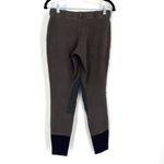 TuffRider Women's Starter Pull-On Knee Patch Breeches Charcoal Gray Size Small Photo 2