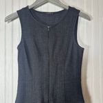Theory  Olethea Arminus Sleeveless Herringbone Dress Photo 1