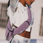 FP Movement Overachiever Sherpa Sling Bag NWT Lavender Purple Photo 0