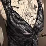 The Limited Silk Metallic Tank Cami Top Shiny Whimsgoth Rave Vintage Y2k Coastal Western  Photo 3