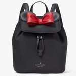 Kate Spade Black and Red Bow Disney Minnie Mouse Backpack NWT Photo 0