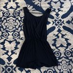 Cotton Sleeveless Romper Black Photo 3