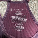 Free People Movement Happiness Runs Ribbed Crop Tank Top XS/S Purple Burgundy Size undefined Photo 3