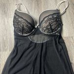Jessica Simpson Black Lace Sheer Babydoll Lingerie Photo 2