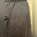 SKIMS  NWOT navy blue all over logo velour flare pants plus size women’s 3X Photo 2