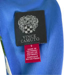 Vince Camuto Floral Print Fit & Flare Dress Blue Size 6 NWT Photo 6