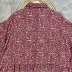 Natural Life  Women’s Button Down Tunic Top Shirt Dress Oversized Boho L/XL Photo 6