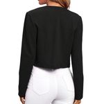 SheIn Short Open Front Jacket in Black, Size XS​ Photo 1