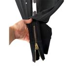 True Religion  Women's Black Joggers Size S Drawstring Waist Zip Ankle Photo 2