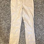 Jason Wu Faux Leather Pants Tan Small Photo 0