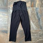Isabel Maternity Black Crop Leggings Women's Size Small Maternity Photo 1
