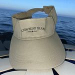 Hilton Head Island Visor Hat Cap Adjustable Cotton Camp Golf Tennis Holiday Brown Photo 10