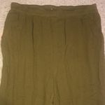 Lacausa Willow Tapered Leg Rayon Slim Casual Pant Olive Green Large Photo 2