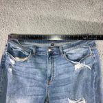 Judy Blue  Jeans Women 22W Capri Fit Distressed Ripped Frayed Hem Light Wash Photo 2