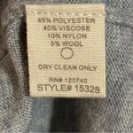 Mystree  Light Grey Fringe Trim Open Poncho Photo 5