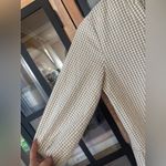 Petal and Pup  Daria gingham dress beige flowy long sleeve cotton babydoll vneck Photo 5