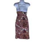 OndadeMar Women Small Pink Floral Paisley One Shoulder 100% Cotton Dress Coverup Photo 1