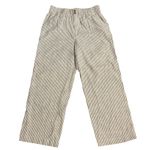 Marine layer Size S Elle Relaxed Crop Pants Ankle Cream Shadow Stripe Pockets Photo 2
