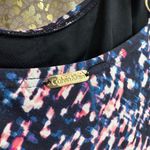 Calvin Klein Blue Black Starry Night Starburst Pattern One Piece Swimsuit Size 1 Photo 5