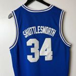 He Got Game Movie Shuttlesworth Lincoln Movie Jersey Blue White XL Extra Large Photo 5