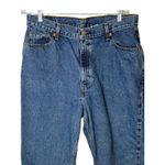 Levi's Vintage 512 Womens Size 33" Mom Jean Blue Denim Straight Heavy Y2K Photo 6
