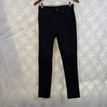 Saint Laurent Saint‎ Laurent Skinny Mid Rise Black Women Ankle Jeans Size 26 Altered Photo 2