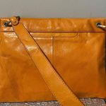 Hobo International Zander Asymmetrical Fold Over Shoulder Bag w/Studs, Tangerine Orange Photo 1