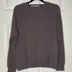 Eberjay EBERJEY Plum and White Pima Cotton Mix Stripe Track Jogger Set Size Small Photo 1