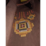 Bob Mackie  Brown Full Zip Aztec Design Full Zip Lightweight Jacket‎ Size XL Photo 3