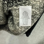 Breckenridge womens sweater Medium black embroidered wool blend full zipper Photo 2