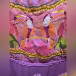 Farm Rio NWT  Mixed Scarves Tiered Midi Dress Large Photo 7