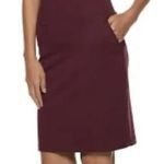 Apt. 9 NWT ®‎ Tummy Control Ponte Pencil Skirt PORT ROYALE Women's Medium Photo 1