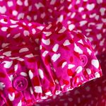 Pretty Little Thing  Pink Leopard Ruched Plunge Bodycon Plus Dress NWT Photo 9