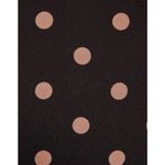 Reformation  polka dot Black/cream Puff shoulder long sleeve Wrap Dress NEW Photo 5